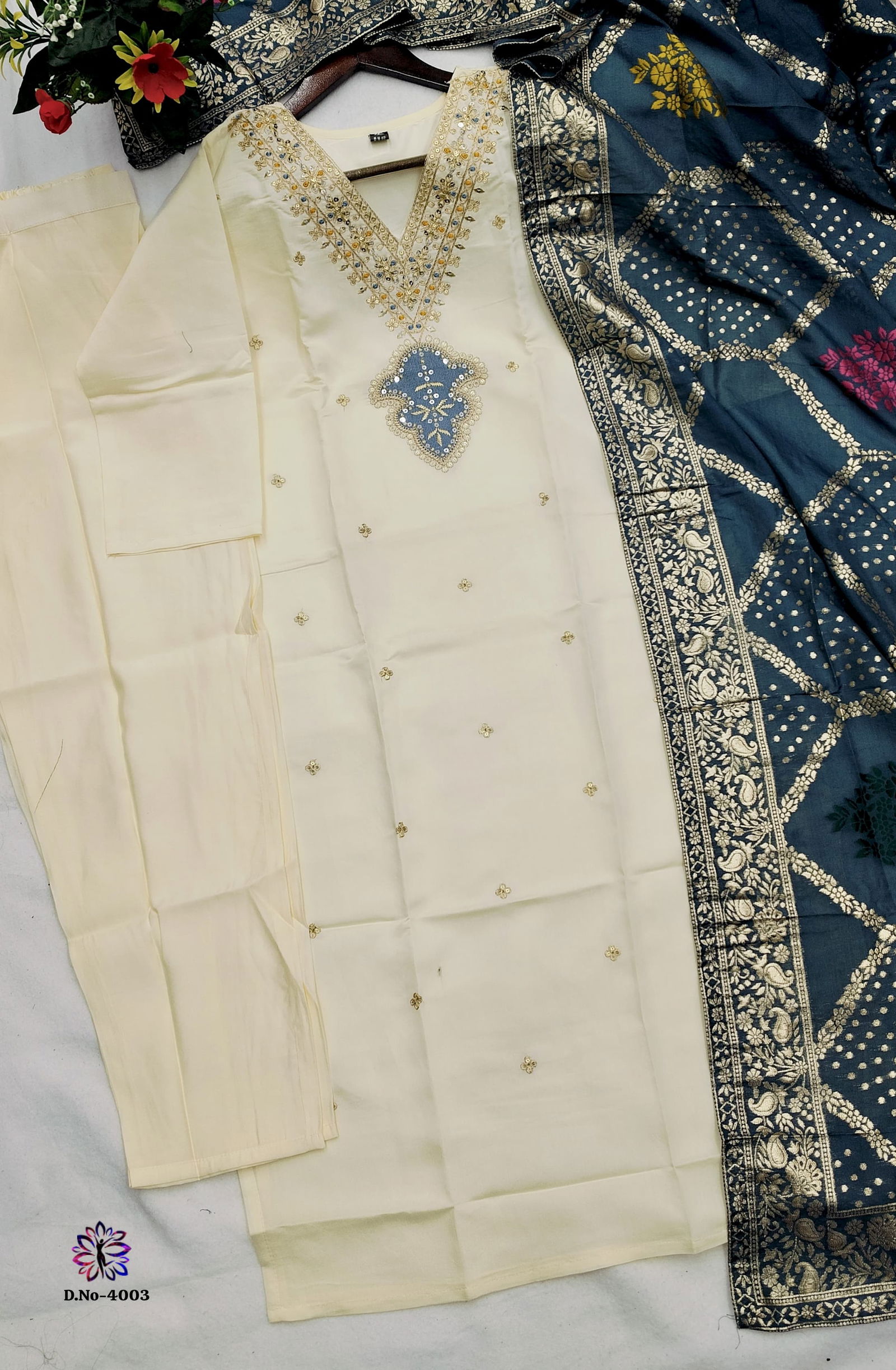 KF 4003 Kalaai Viscose Designer Kurti With Bottom Dupatta Orders In India